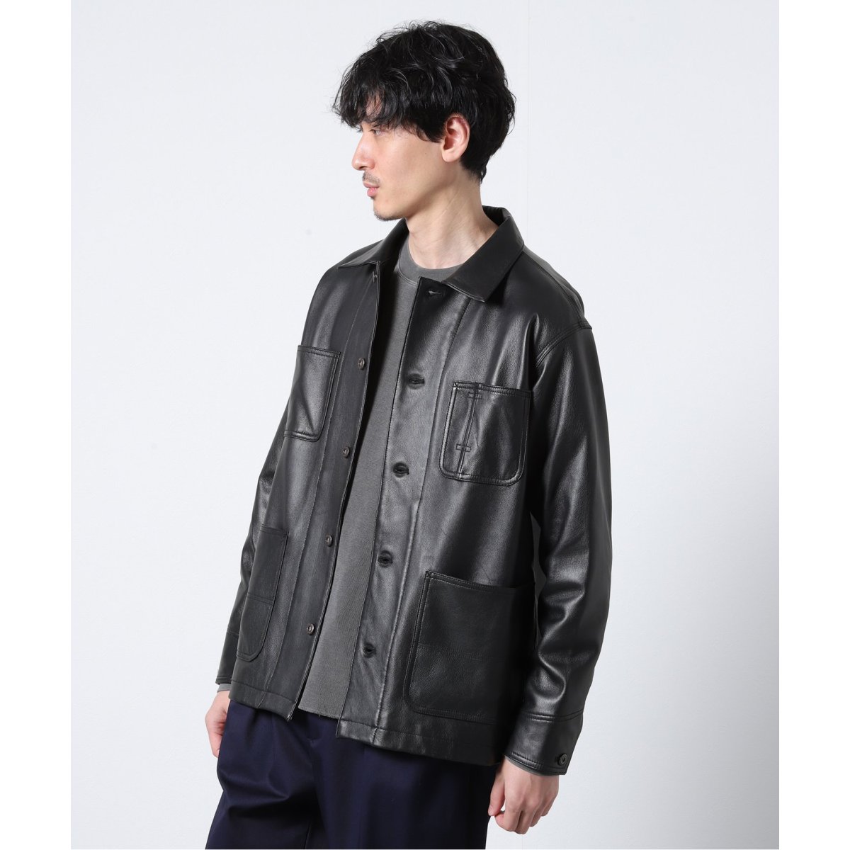 SCHOTT / ショット】ラムレザー カバーオールジャケット | ジャーナル