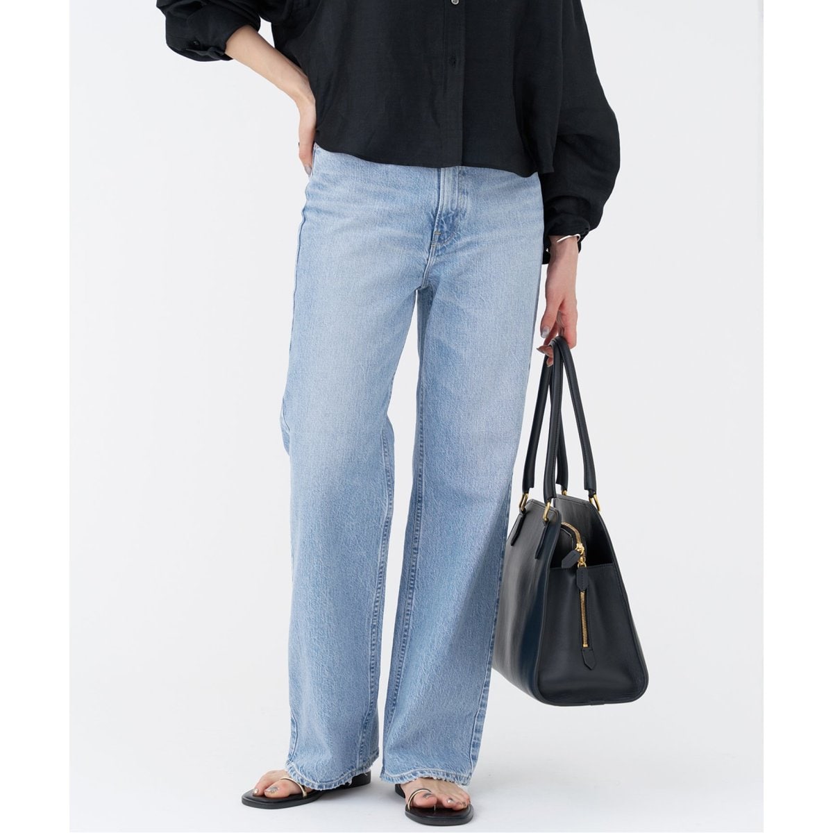 upper hights/アッパーハイツ】別注 THE TAYLOR ワイドフレアデニム