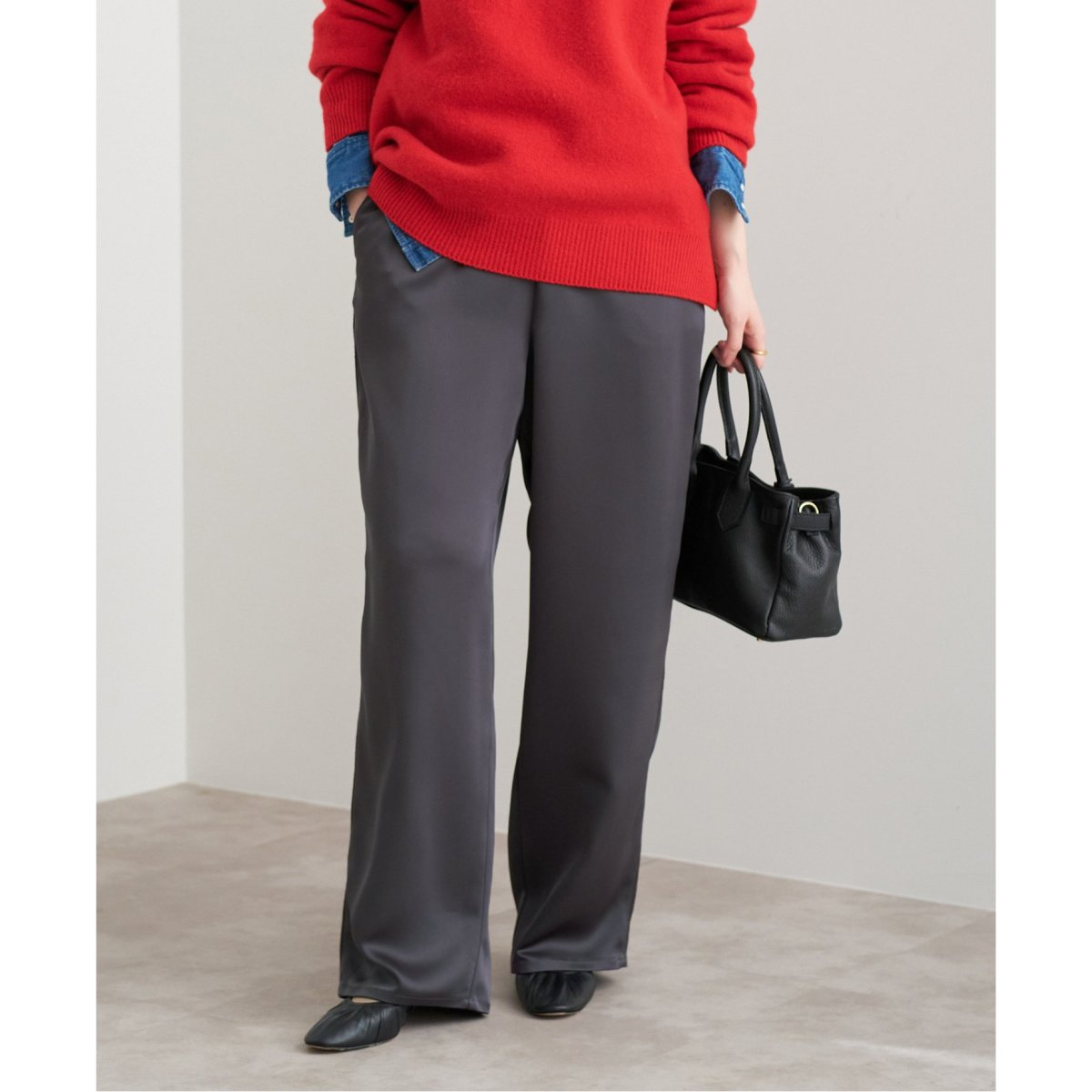 追加》ダブルサテン リラックスパンツ | イエナ(IENA) | マルイウェブ