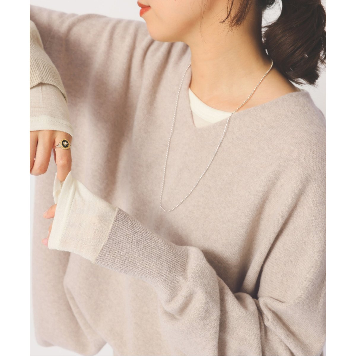Fine ニュージーウール ニュアンス Vプルオーバー | イエナ(IENA