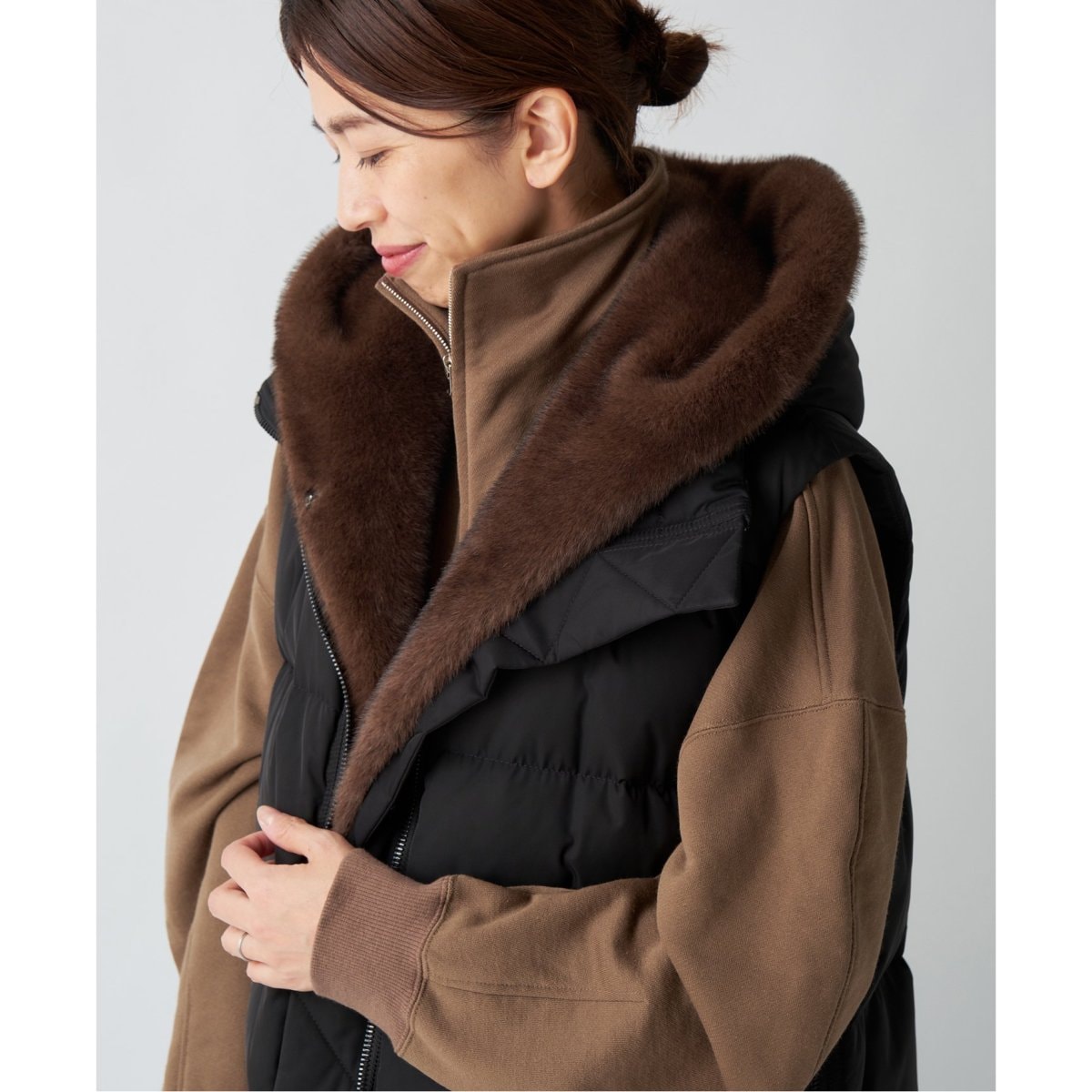 LOU ANDREA/ルーアンドレア 2WAY DOWN VEST ダウンベスト | イエナ