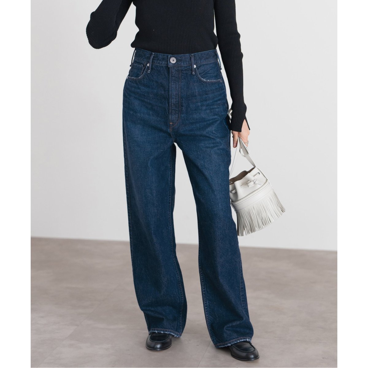 upper hights/アッパーハイツ 別注 THE GARNET ワイドストレートデニム