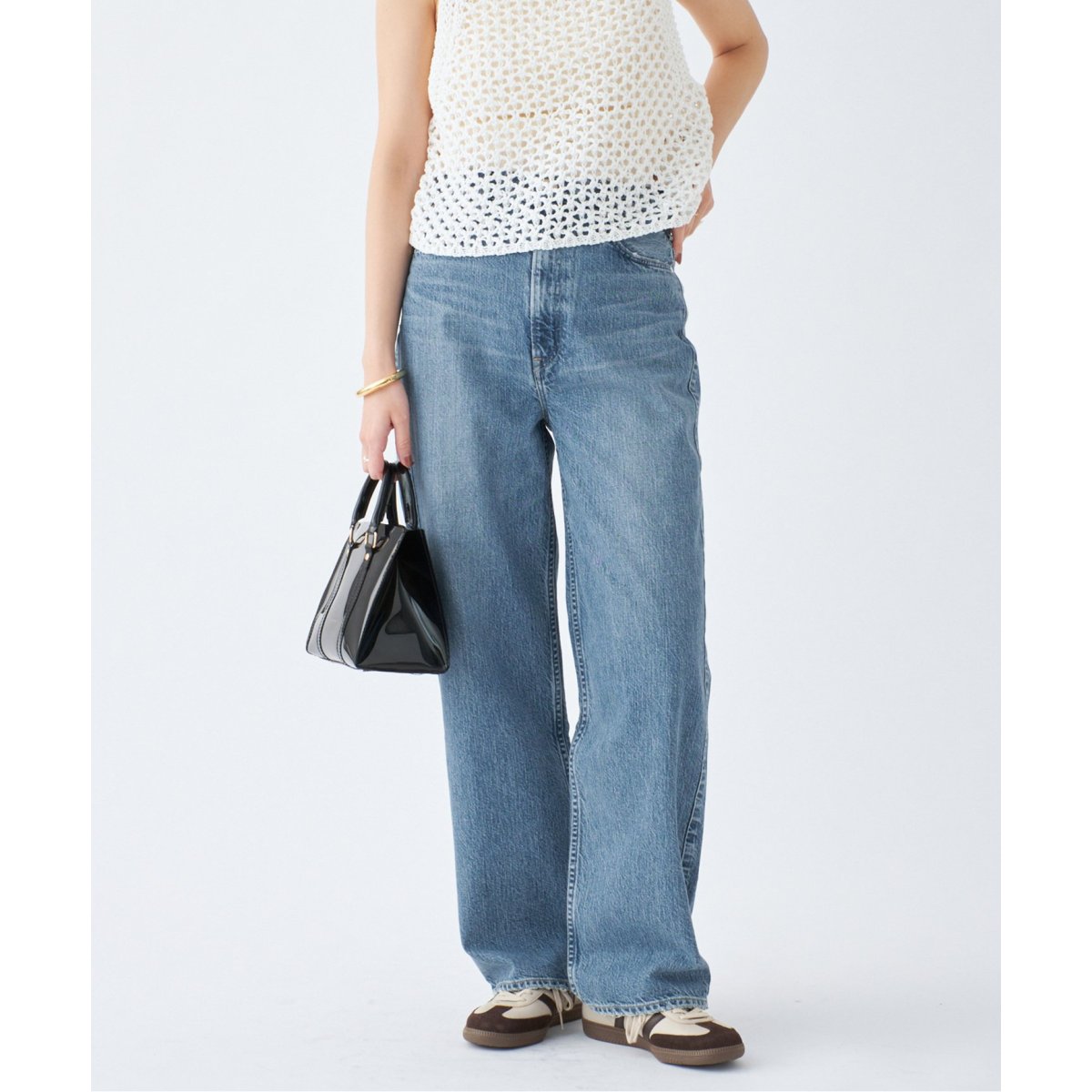 upper hights/アッパーハイツ 別注 THE GARNET ワイドストレートデニム