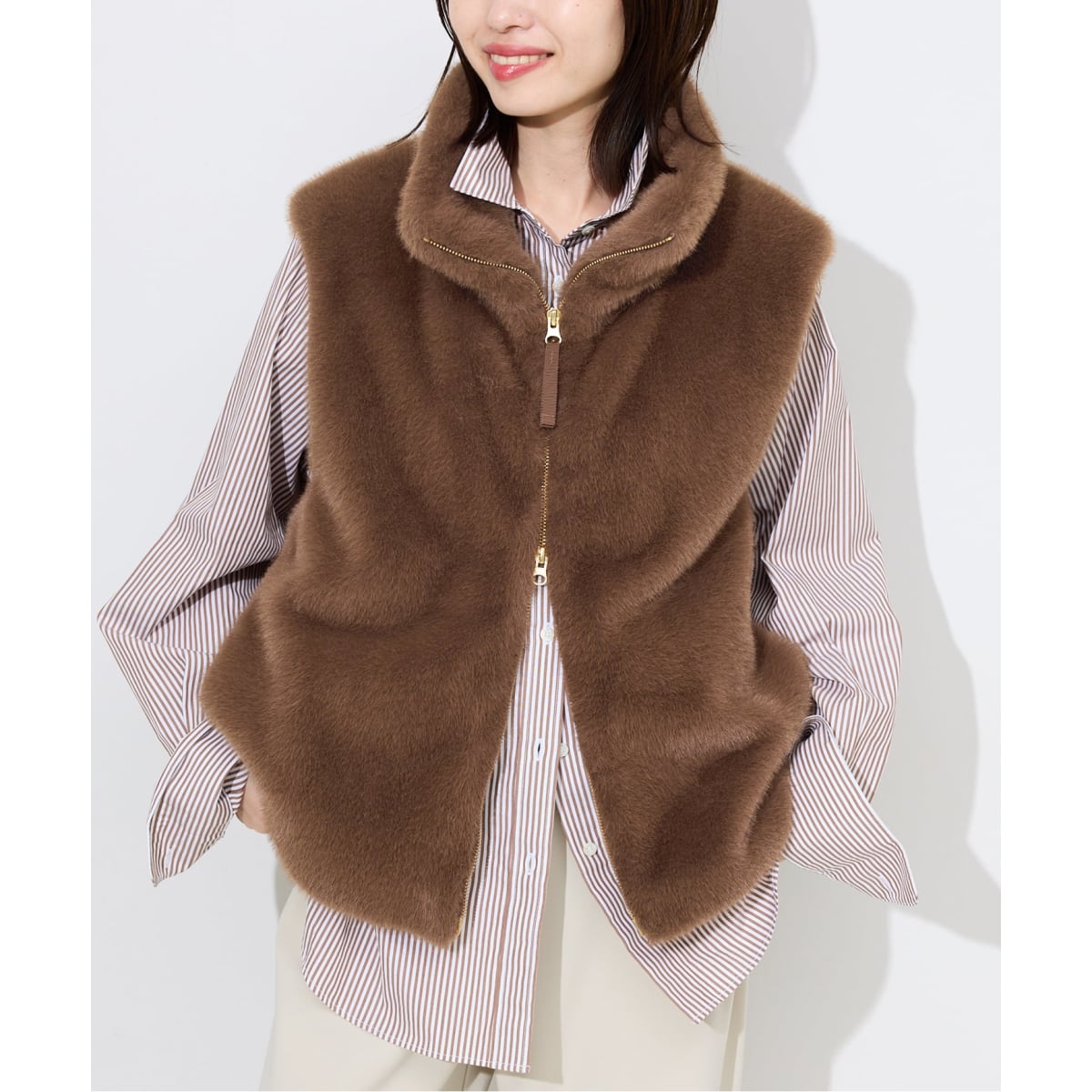 ミンクエコファーベスト | スローブ イエナ(SLOBE IENA) | マルイ