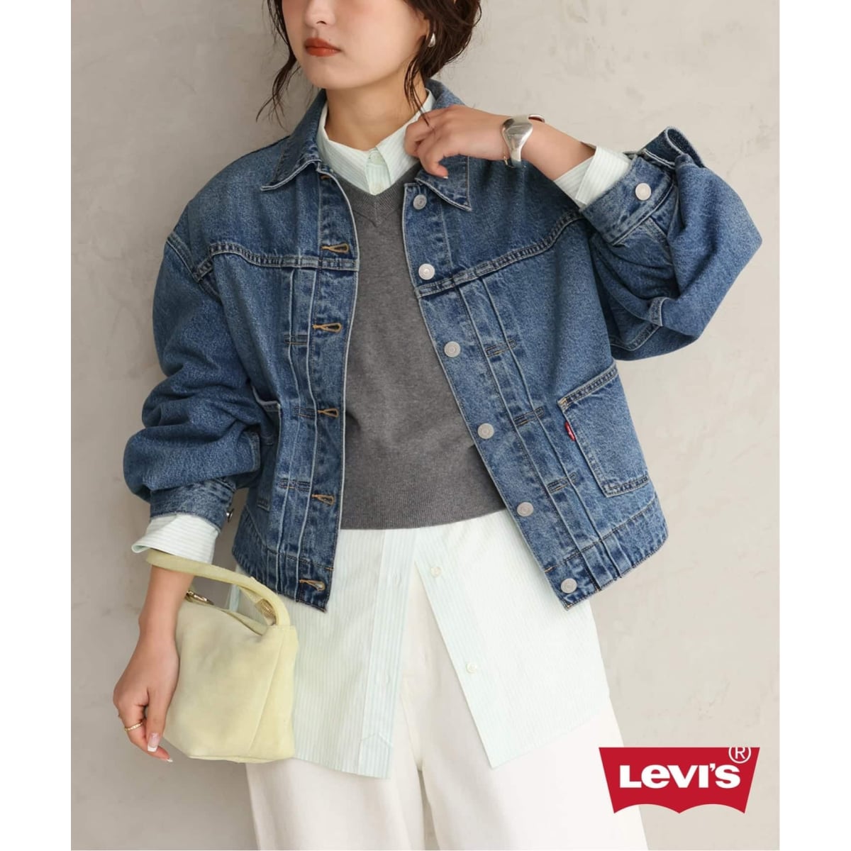 Levi's/リーバイス SLOBE別注 BALLOON SLEEVE TRACKER デニムジャケ
