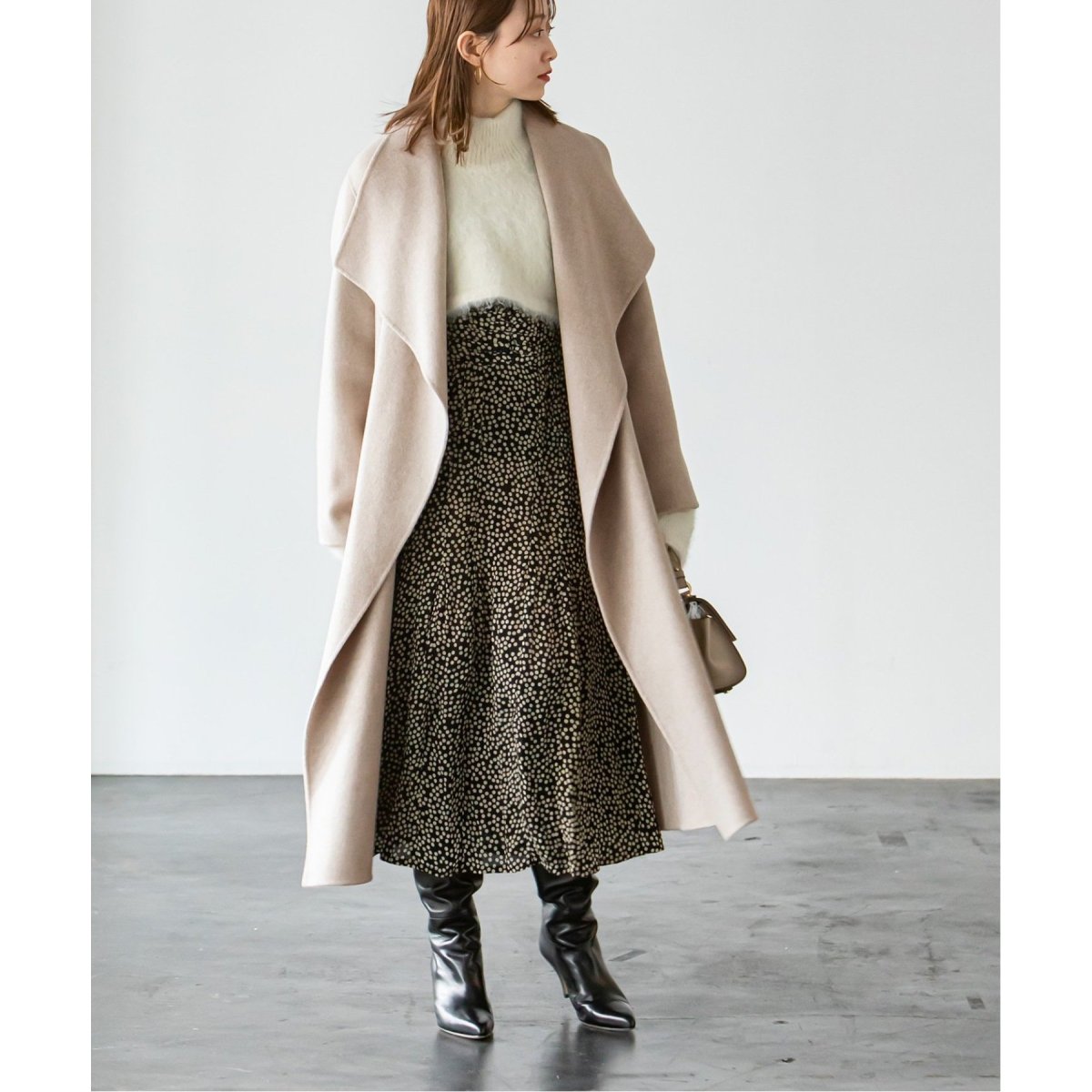 追加》スーパー160リバードレープカラーコート 2 | ノーブル(Noble