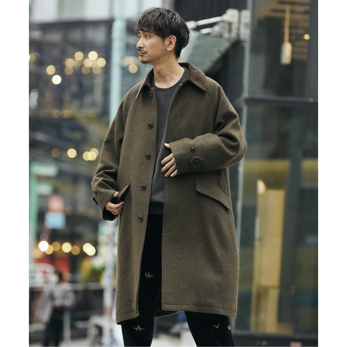 HIGH LAND WOOL オーバーサイズバルマカーンコート | ジャーナル