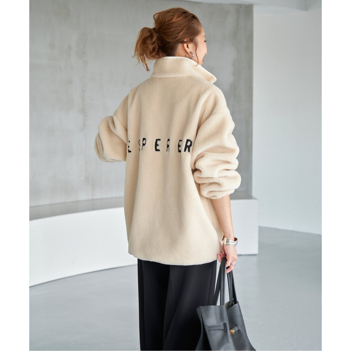 WEB限定》バックロゴボアブルゾン | スピック＆スパン(Spick and Span