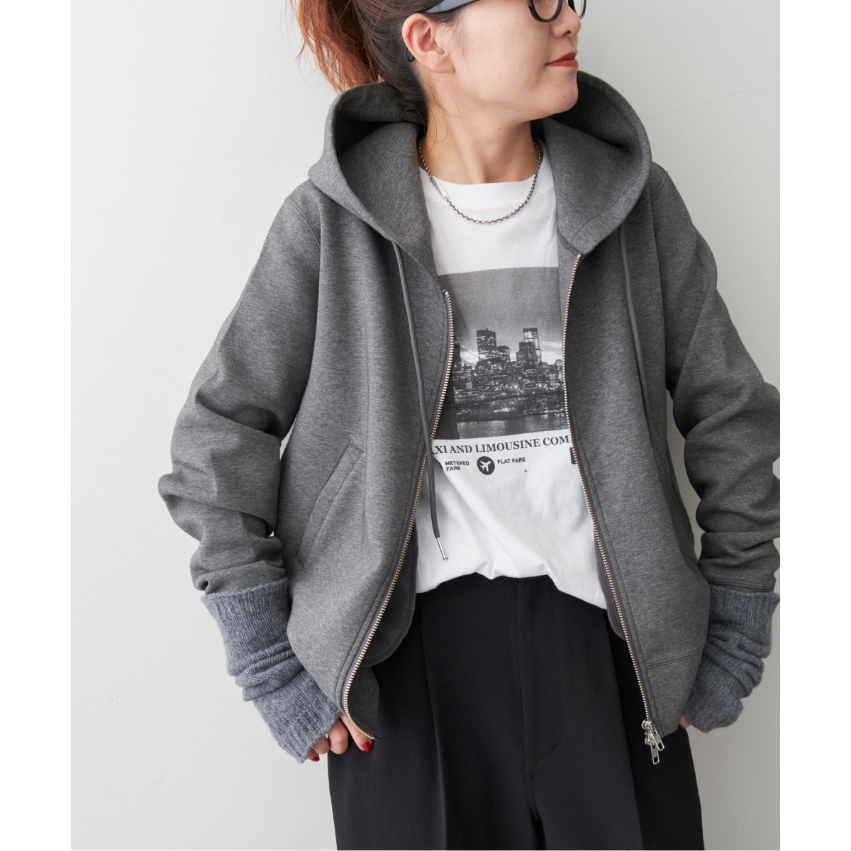 ストレッチジップフードパーカー | スピック＆スパン(Spick and Span