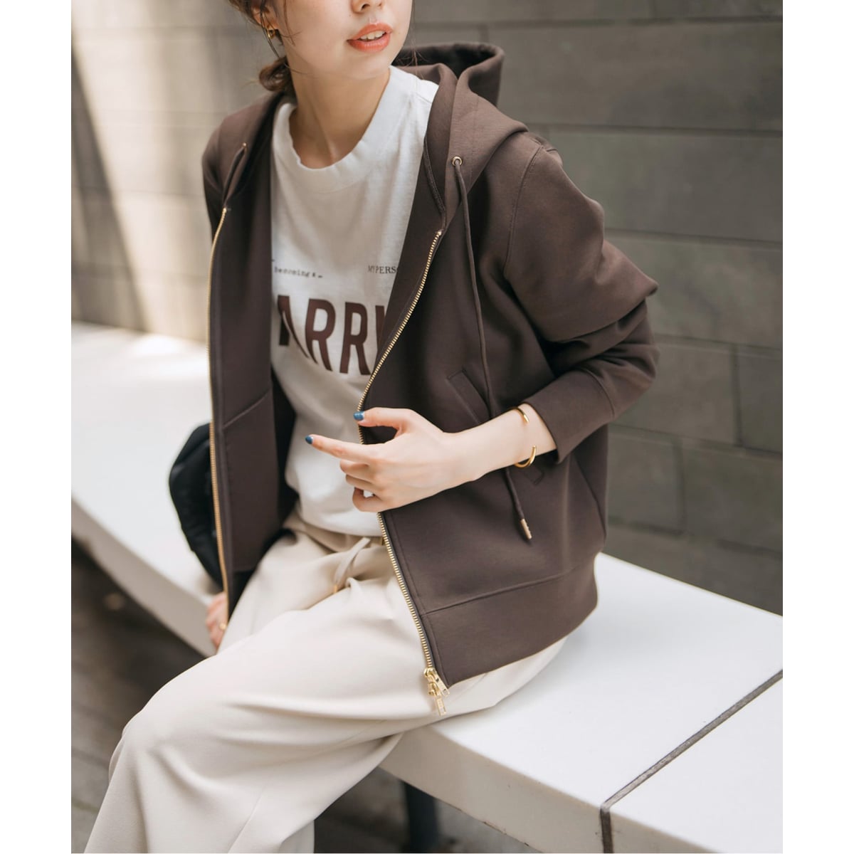 WEB限定 / 追加3》ストレッチジップフードパーカー | スピック＆スパン