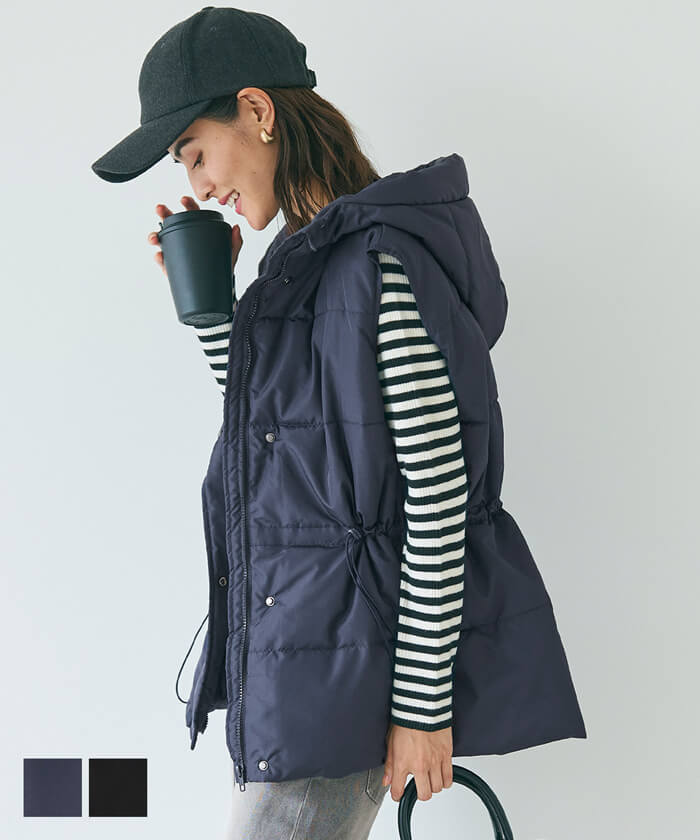 中綿 ドロスト ベスト 全2色 | コカ(coca) | マルイウェブチャネル