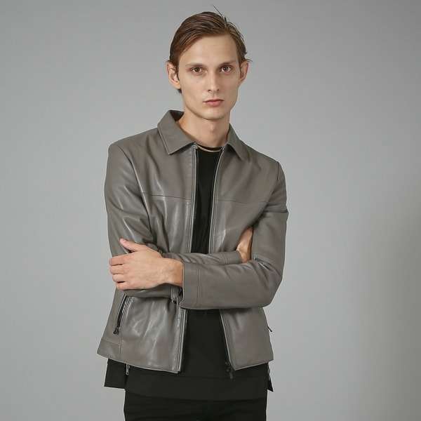 ラムレザーシングルライダース | 5351プール・オム(5351POUR LES