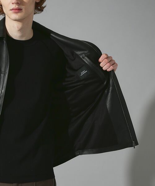 セール】 ラムレザーシャツ ブルゾン （レザーブルゾン・ジャケット