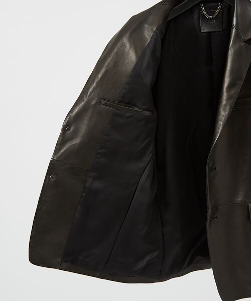 セットアップ対応】レザー テーラード ジャケット （テーラード