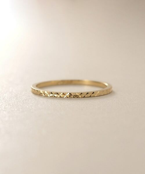 K18カットワーク極光 リング （リング）｜COCOSHNIK / ココシュニック