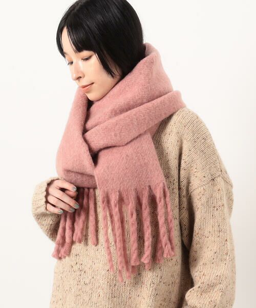 セール】 ふわふわ ボリューム マフラー （マフラー・ショール