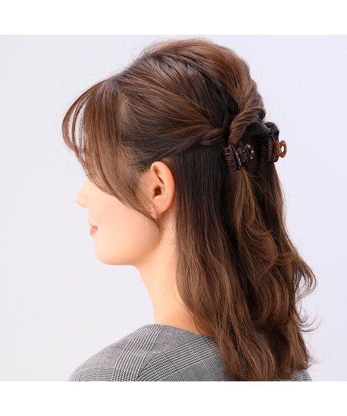 ドーム石付クリップ 2個セット （カチューシャ・カチューム・その他