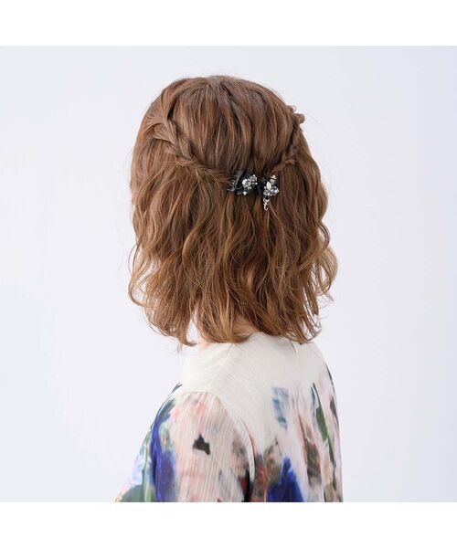 センシュアルフラワー ホイップクリップ2個セット （カチューシャ