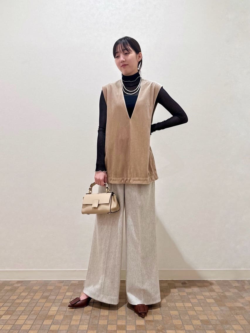 セール】 マットベロア Vネックベスト （ベスト）｜TOMORROWLAND