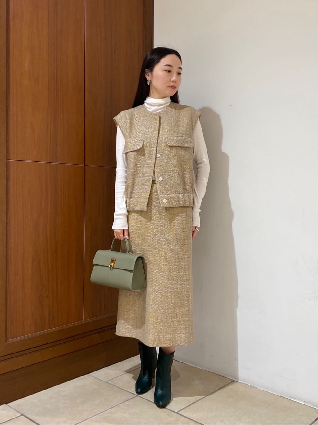 セール】 ロービングツイード ジレブルゾン （ベスト）｜TOMORROWLAND