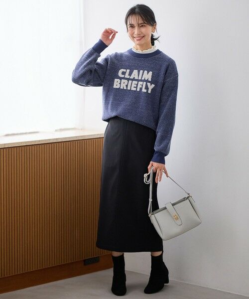 セール】 【ウエストゴム】裏起毛ハイストレッチタイトスカート （ミニ