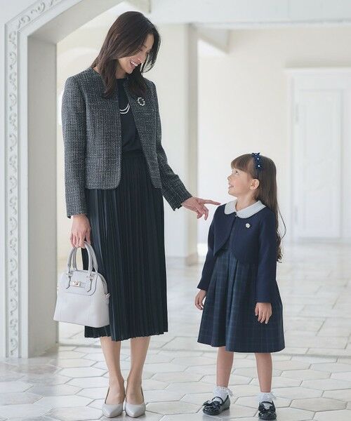 セール】 ライトツイード ノーカラージャケット （ノーカラー