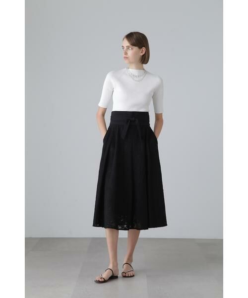 セール】 ビッグフラワーレーススカート （スカート）｜ADORE