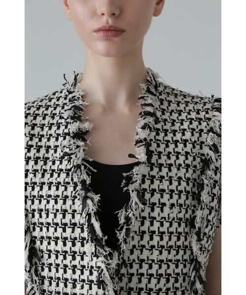 セール】 ◇コットンチェックツィードジレ （テーラードジャケット