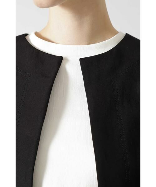 セール】 ボンディング麻ノーカラージャケット （テーラードジャケット