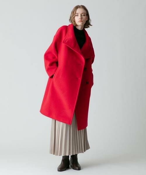 セール】 ショートビーバーファネルネックコート （その他アウター