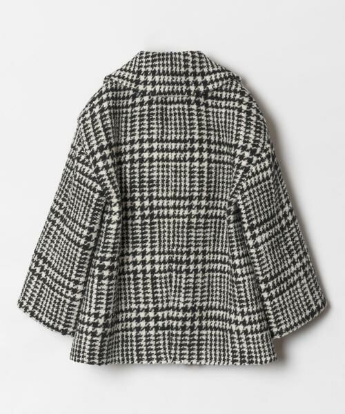 セール】 グレンチェックミドル丈コート （その他アウター
