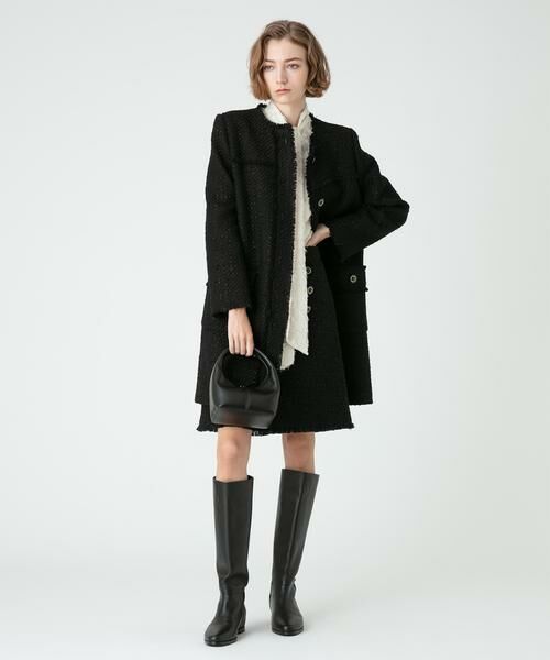 セール】 ジオリカラメツイードクルーコート （その他アウター