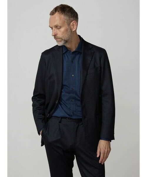 KING SIZE】TEC.3 Knit Houndstooth Jacket （テーラードジャケット