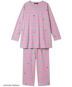 レディスパジャマ 上下セット（HDX580） （ルームウェア