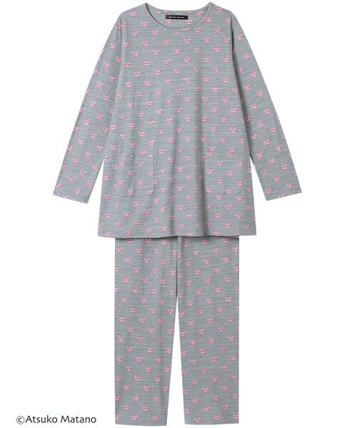 レディスパジャマ 上下セット（HDX561） （ルームウェア