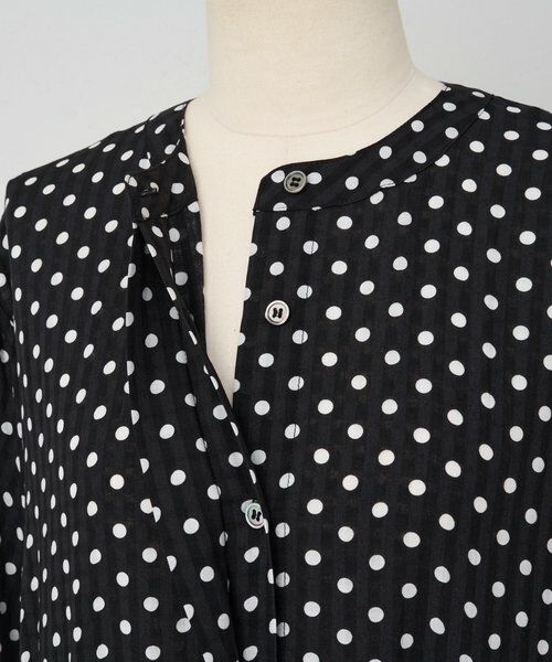 ドットギャザーワンピース （ロング・マキシ丈ワンピース）｜BEARDSLEY