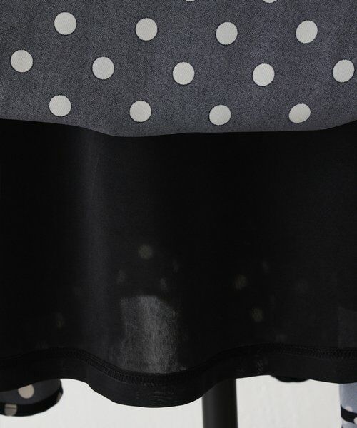 ドットパッチワークロングスカート （ロング・マキシ丈スカート