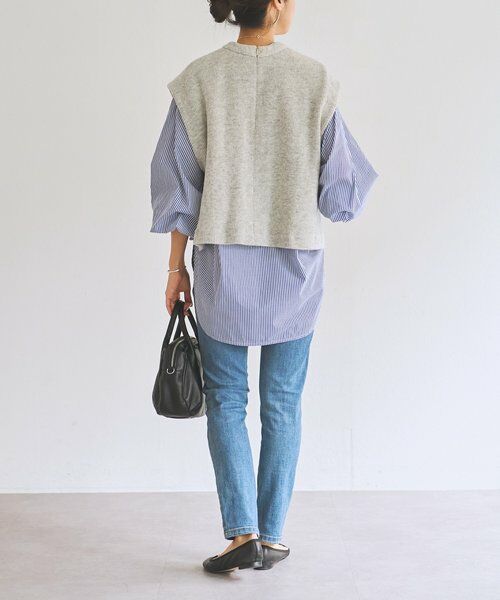 ジレセットシャツ （シャツ・ブラウス）｜BEARDSLEY / ビアズリー