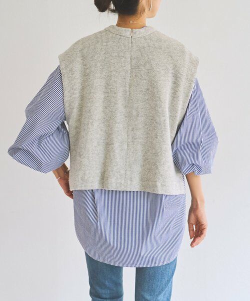 ジレセットシャツ （シャツ・ブラウス）｜BEARDSLEY / ビアズリー