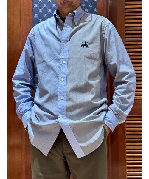 ◇オンラインストア限定◇ コットン ビッグGFロゴ ボタンダウン ファン