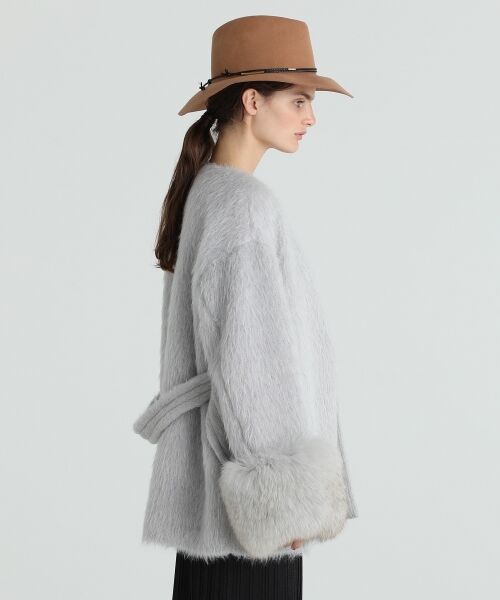 セール】 ファー付シャギージャケット （その他アウター）｜GRACE