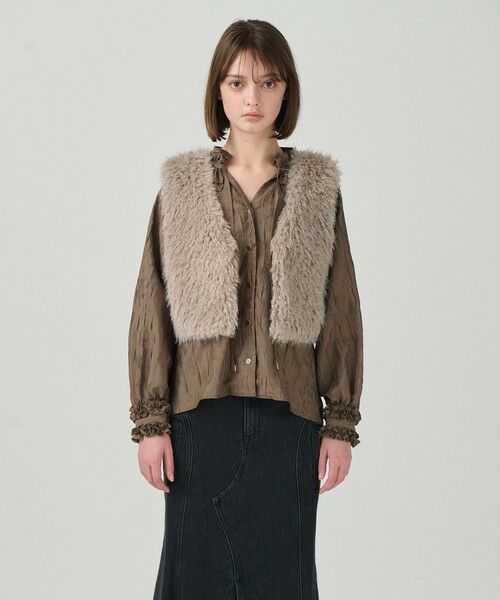 セール】 ショートファーベスト （ベスト）｜GRACE CONTINENTAL