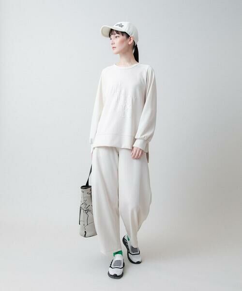 セール】 裾タックダンボールニットパンツ /洗える （チノ・ワーク