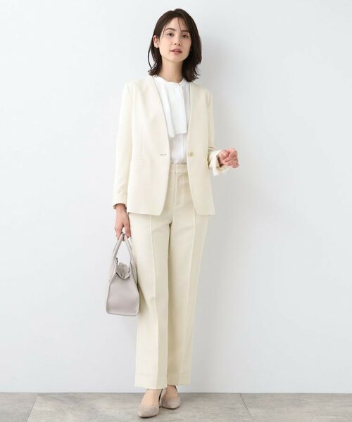 セール】 【洗える／スーツ】ストレートラインパンツ （パンツ