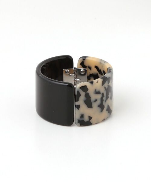 セール】 【OUTLET】べっ甲風ツートーンバングル （ブレスレット