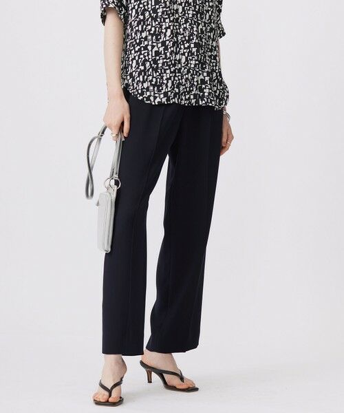 セール】 【洗える】ライトダブルクロス ストレートパンツ （その他