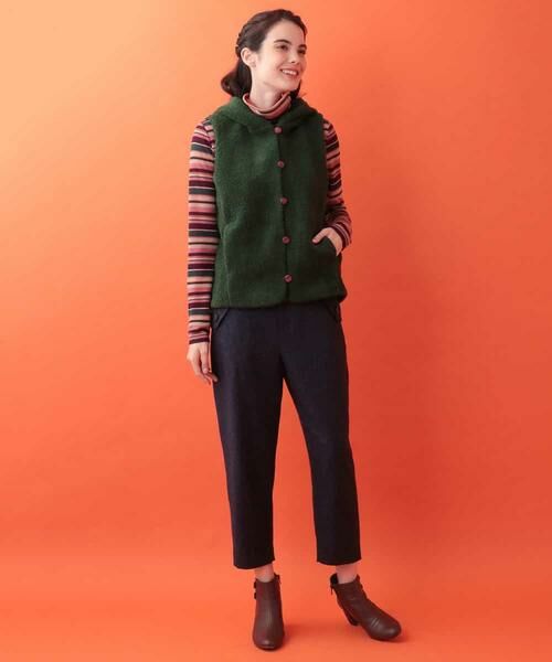 セール】 ボアベスト （セットアップ）｜Jocomomola / ホコモモラ