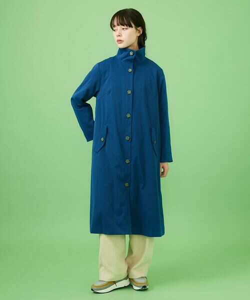 セール】 【3WAY】Juntos フラワー刺繍ベスト付きロングコート