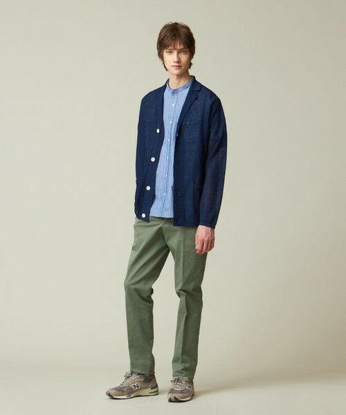 セール】 【HYBRID LINEN】ニットジャケット （カーディガン・ボレロ