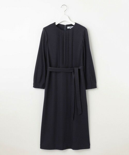 セール】 【セットアップ対応】ウールスムース タックディテール